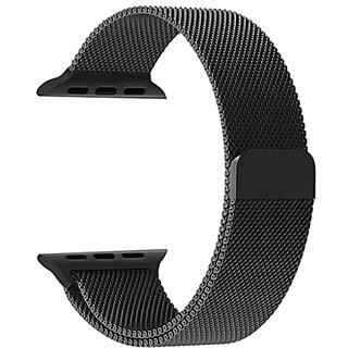iSpares Apple Watch Milanese Loop Stainless Steel Magnetic Strap 40mm Series 7,6,5,4,3,2 SE - Space Grey