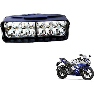                       AUTYLE V-16-189 15 Headlight, Fog Lamp Motorbike LED for Yamaha (12 V, 48 W) (Universal For Bike, Pack of 1)                                              