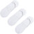 Concepts Pack of 3 Loafer Socks - White