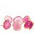 Decokrafts Pink Sky Agate Knobs for Dresser Drawers and Kitchen, Bathroom Cabinet, Office Pack of 6
