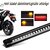 SONSOU LED Strip Tail Light Turn Signal Brake Indicator- for - All Bikes Multicolor