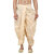 DISONE Silk Beige Dhoti for Men with Allover Border