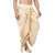 DISONE Silk Beige Dhoti for Men with Allover Border