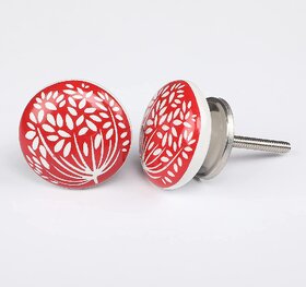 Decokrafts Ceramic knobs for Kitchen cabinet bathroom cabinet Cupbord waderope Knobs pack of 6