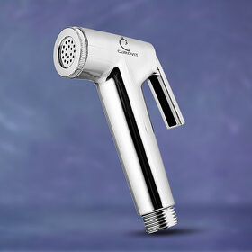 CUROVIT Racy ABS Health Faucet Gun Silver Chrome Hygiene Spray for Toilet Seat