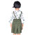 Kid Kupboard Solid Cotton Girls Kids Dress {Regular-Fit, Full-Sleeves, Multicolor}