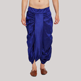 DISONE Blue Silk Dhoti for Men