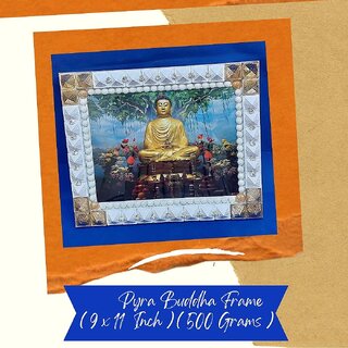                       VSP VASTU SAMADHAN-37 PYRA BUDDHA FRAME-Designed to help for Meditation/ Active/ Positive energy/Cure/Remove Vastu Dosha                                              