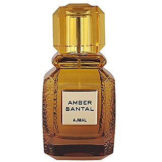                       Ajmal Amber Santal Eau De Parfum 100ml Long Lasting Scent Spray Perfume Gif                                              