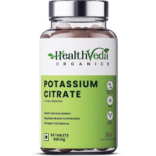                       Health Veda Organics Potassium Citrate For Nerve Joint Bone Health                                              