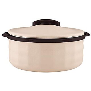                       Trueware Regal Serving Casserole 1500 ml Off White Inner Stainless Steel                                              