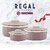 Trueware Regal Serving Casserole Set of 3 (1000+1500+2000 ml) Brown Inner Stainless Steel