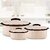 Trueware Regal Serving Casserole Set of 3 (1000+1500+2000 ml)Off White Inner Stainless Steel