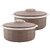 Trueware Regal Serving Casserole Set of 2 (1000+1000 ml)Grey Inner Stainless Steel