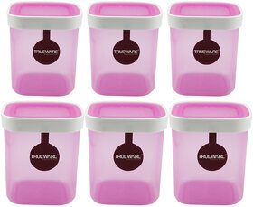 Trueware Eco Storage Hammerd 1000Ml,1500Ml(Set Of 6 Pcs), Pink