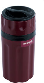 Trueware Tuff Flask 300 Ml (Assorted Colour)  Gray, Maroon, White, etc