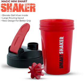 Trueware Smart Mini Shaker With PP Blender 500 ml Shaker ( Assorted, Plastic)