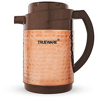                       Trueware Phoenix Flask 800 Stainless Steel Double Wall Insulated BPA Free Water Bottle Thermos Hot and Cold Jug -750ml                                              