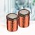Trueware Stainless Steel Lacquer Finish Hammer Lift Up Plus Airtight 750 Ml Set Of 2Pcs-Copper
