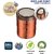 Trueware Stainless Steel Lacquer Finish Hammer Lift Up Plus Airtight 750 Ml Set Of 2Pcs-Copper