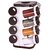Trueware 360 Degree Revolving Spice Rack 16 In 1 Italian Square Plastic ContainerCondiment Set100Ml Each Spice Jar