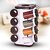 Trueware 360 Degree Revolving Spice Rack 16 In 1 Italian Square Plastic ContainerCondiment Set100Ml Each Spice Jar