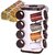 Trueware 360 Degree Revolving Spice Rack 16 In 1 Italian Square Plastic ContainerCondiment Set100Ml Each Spice Jar