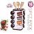 Trueware 360 Degree Revolving Spice Rack 16 In 1 Italian Square Plastic ContainerCondiment Set100Ml Each Spice Jar