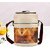 Trueware Office Plus 2 Lunch Box 3 Stainless Steel Containers Tiffin Insulated Lunch Box Outer Plastic Body BPA Free300 ml x 2 200 ml x 1-Brown