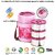 Trueware Office Plus 3 Lunch Box 3 Stainless Steel Containers Tiffin Insulated Lunch Box Outer Plastic Body BPA Free300 ml x 3- Pink