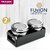 Trueware Fusion Airtight SS Canister 2 Pcs Set With Tray Silver-500 ml Each Container