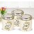 Trueware Lift up STC Canister Set of 3 Sugar Tea coffee 750 ml each with Plastic Body BPA free (Olive Green)