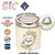 Trueware Lift up STC Canister Set of 3 Sugar Tea coffee 750 ml each with Plastic Body BPA free (Olive Green)
