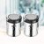 Trueware Stainless Steel Hammer Lift Up Plus Airtight 750 ml Set Of 2Pcs-Steel