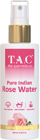 T.A.C - The Ayurveda Co. Pure Indian Rose Water  For Toning  Hydration - 100ml