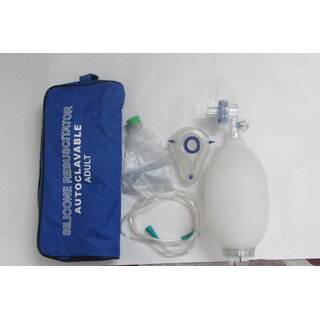 FAIRBIZPS Medical Rebreathing Bag/Ambu Bag for Adult  Kids  Silicone Reusable Oxygen Reservoir Bag for Hospital, Clini