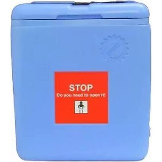                       FAIRBIZPS 4 Ice Pack Vaccine Storage Carrier Box Portable CFC- 1.67 LITER  (Blue) Vaccine Storage Box                                              
