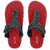 OLIVER WALK Cozy Flip Flop For Men - Red (Pack of 2)