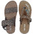 OLIVER WALK Graceful Sandal  Flip Flop For Men - Brown (Pack of 2)