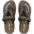 OLIVER WALK Graceful Sandal  Flip Flop For Men - Brown (Pack of 2)