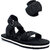 OLIVER WALK Sandal  Flip Flop For Men Set - Black (Pack of 2)