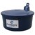 FAIRBIZPS Spitting Mug Spit Box Plastic Spit Mug Leakproof Spitton Mug with Lid Sputum Plastic Cover (300ml) Blue