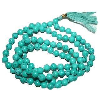 Kesar Zems Turquoise (Firoza) 108 Bead Healing Crystal Mala Kesar Zems Turquoise (Firoza) 108 Bead Healing Crystal Mala