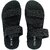 OLIVER WALK Men Black Sandal Set For Men (Pack of 2)
