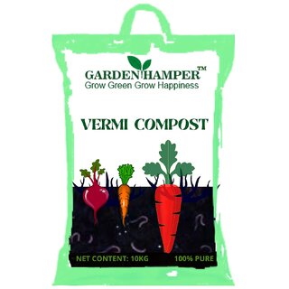                       GardenHamper Vermi Compost Organic Manure - 10KG                                              
