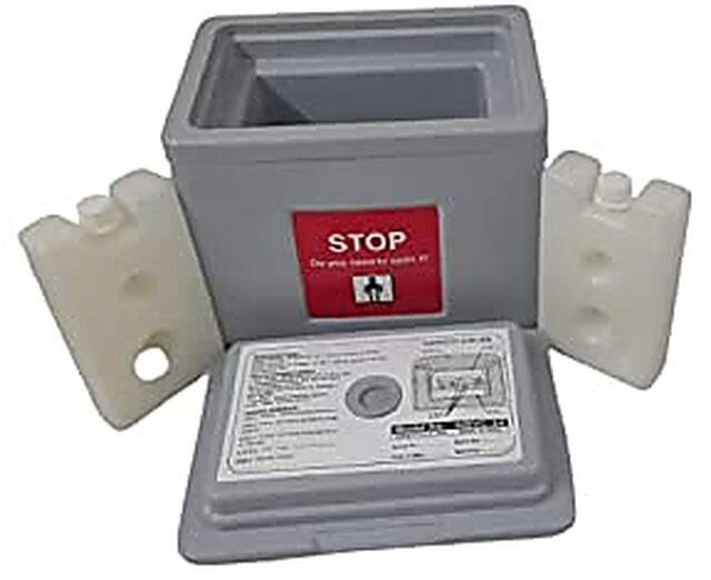 FAIRBIZPS Vaccine Carrier Box with 2 Ice Pack (0.90 Ltr) Small Vaccine  Storage Box Pack Price in India - Buy FAIRBIZPS Vaccine Carrier Box with 2  Ice Pack (0.90 Ltr) Small Vaccine