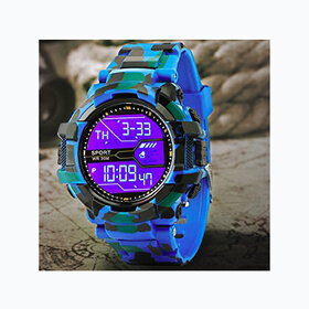 Mettle ITC-TRI-Army-BLU Latest Style multi-function ,digital watch Red Army Digital Watch - For Boys  Girls