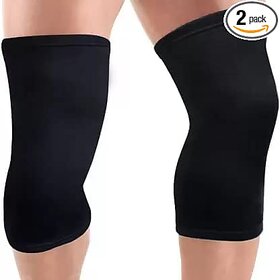 FAIRBIZPS Knee Cap Knee Support Knee Belt for Pain Relief for Men and Women large Size (Black)