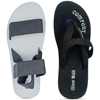                       OLIVER WALK Men Sandal (Pack of 2)                                              