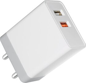 GIONEE GTDPCU30A 15 W 3 A Multiport Mobile Charger with Detachable Cable(White, Cable Included)